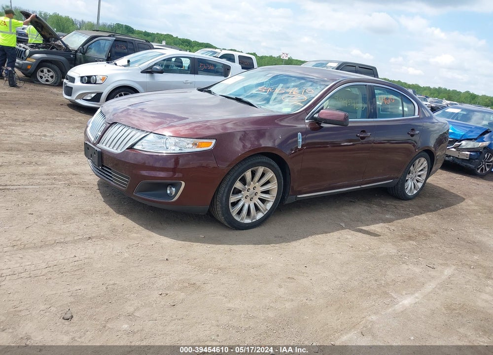 2012 LINCOLN MKS VIN: 1LNHL9ER1CG801968