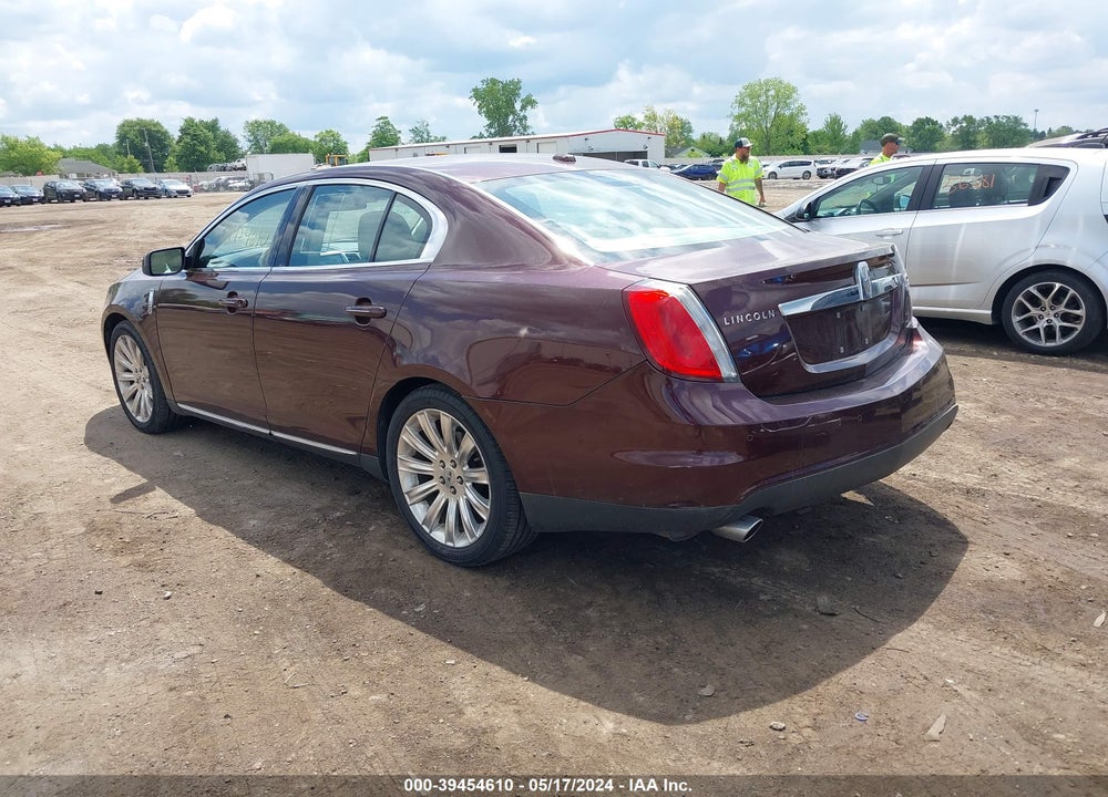 2012 LINCOLN MKS VIN: 1LNHL9ER1CG801968