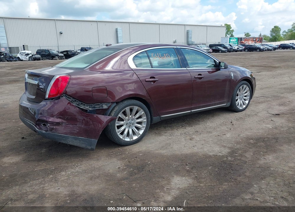2012 LINCOLN MKS VIN: 1LNHL9ER1CG801968