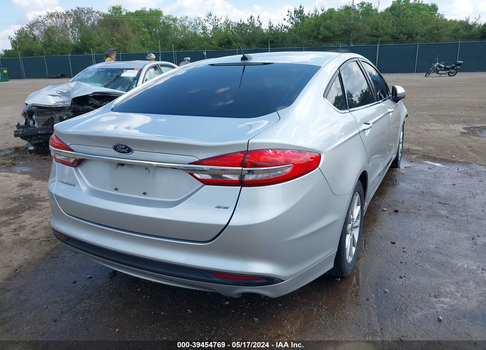 2017 FORD FUSION SE VIN: 3FA6P0H77HR164242