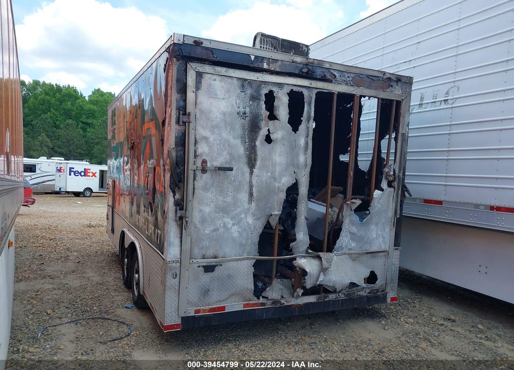 2018 TRAILER MANLEY 16' ENCLOSED VIN: 7J8BC1624J1000034