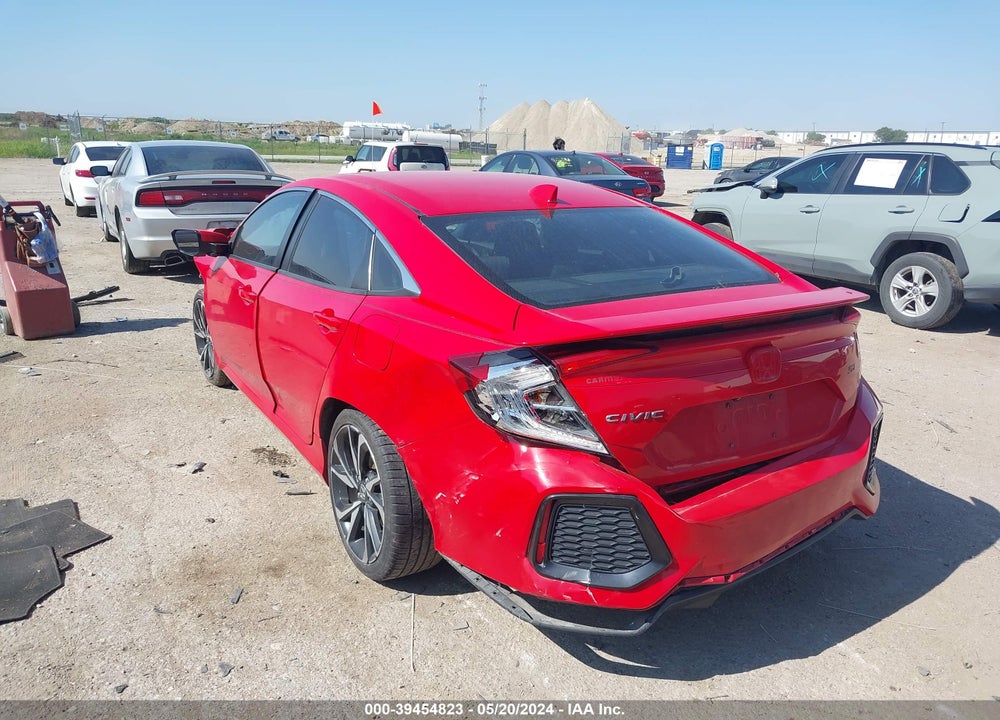 2017 HONDA CIVIC SI VIN: 2HGFC1E53HH703290