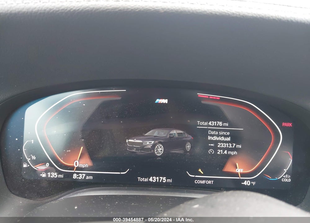 2020 BMW 740I XDRIVE VIN: WBA7T4C00LGF97333