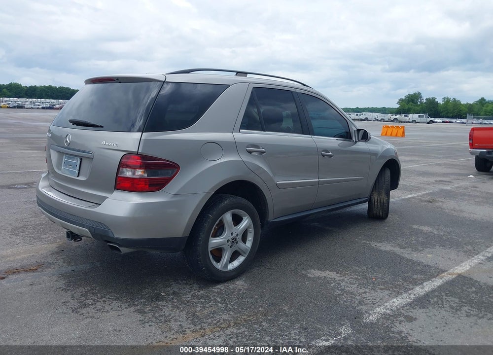 2008 MERCEDES-BENZ ML 350 4MATIC VIN: 4JGBB86EX8A367011