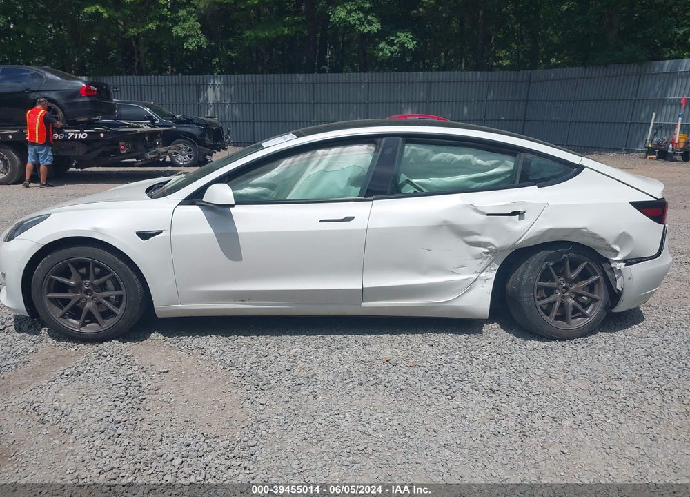 2021 TESLA MODEL 3 LONG RANGE DUAL MOTOR ALL-WHEEL DRIVE VIN: 5YJ3E1EBXMF034856
