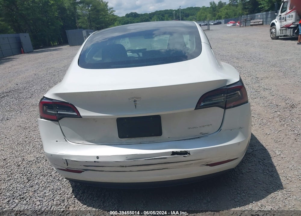 2021 TESLA MODEL 3 LONG RANGE DUAL MOTOR ALL-WHEEL DRIVE VIN: 5YJ3E1EBXMF034856