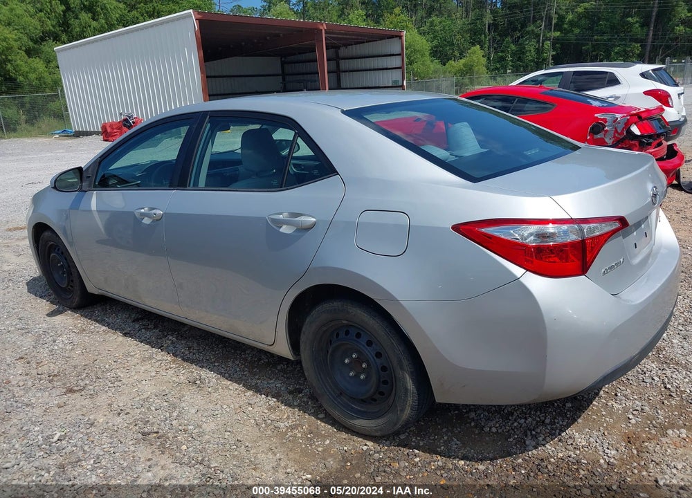 2016 TOYOTA COROLLA LE VIN: 2T1BURHE1GC519155