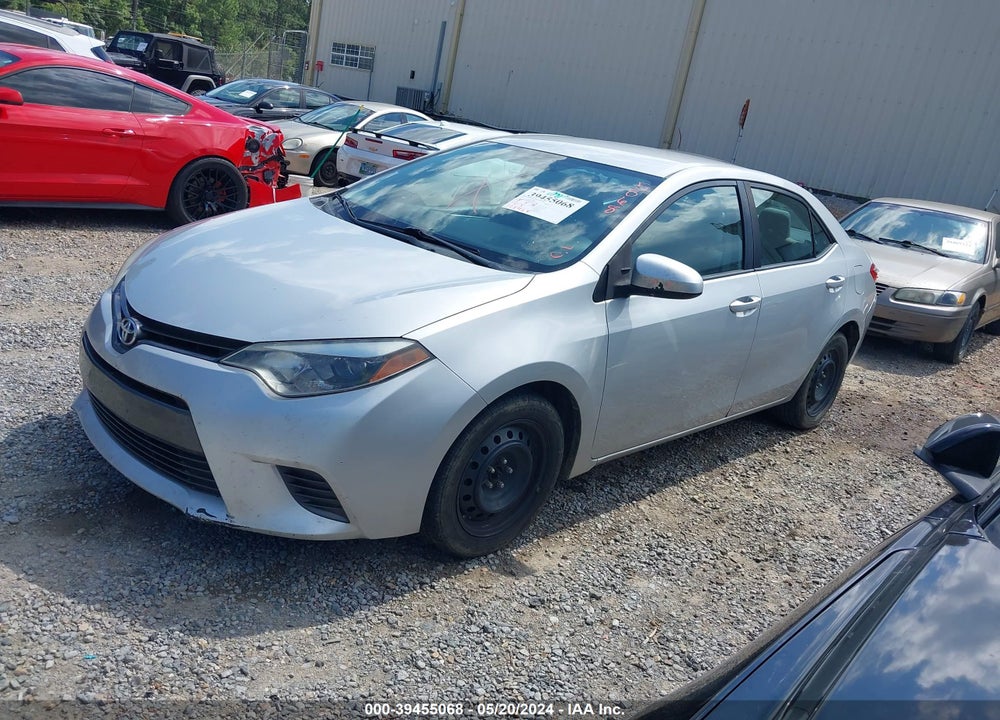 2016 TOYOTA COROLLA LE VIN: 2T1BURHE1GC519155