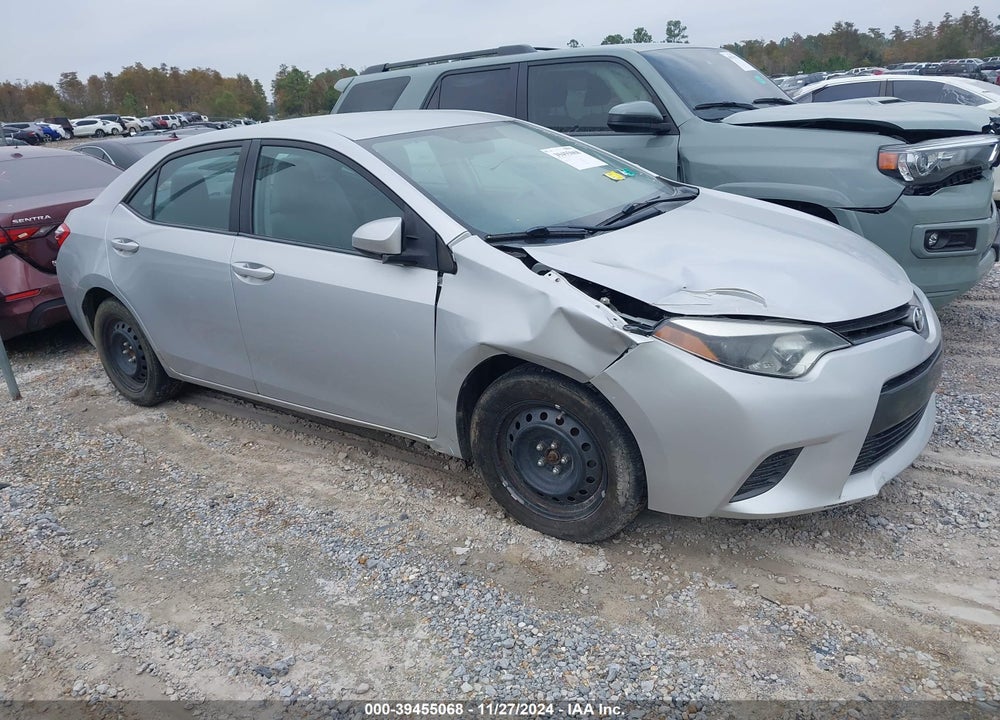 2016 TOYOTA COROLLA LE VIN: 2T1BURHE1GC519155
