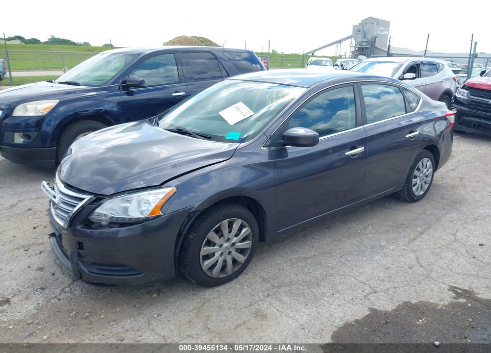 2014 NISSAN SENTRA S VIN: 3N1AB7AP0EY218829