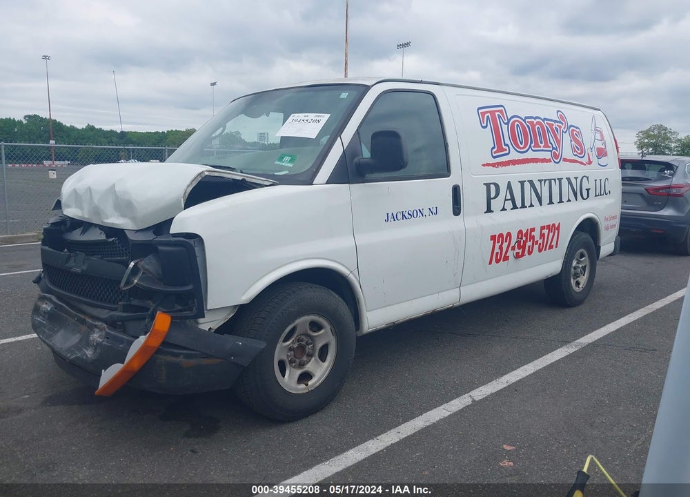 2008 GMC SAVANA WORK VAN VIN: 1GTFG15X981235116