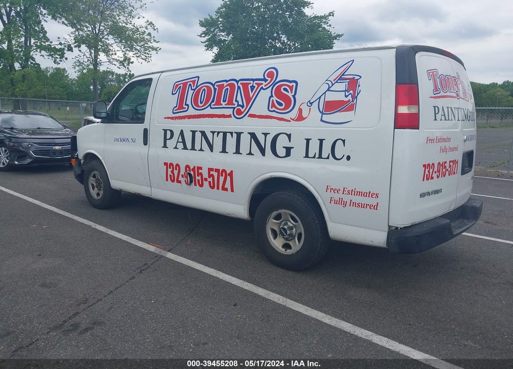 2008 GMC SAVANA WORK VAN VIN: 1GTFG15X981235116