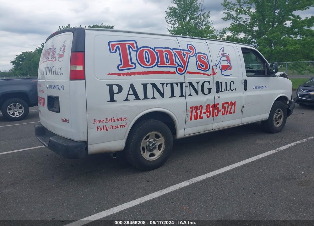 2008 GMC SAVANA WORK VAN VIN: 1GTFG15X981235116