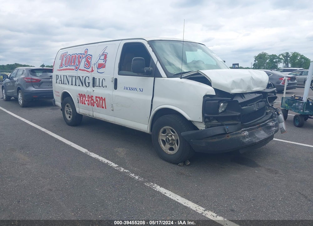 2008 GMC SAVANA WORK VAN VIN: 1GTFG15X981235116