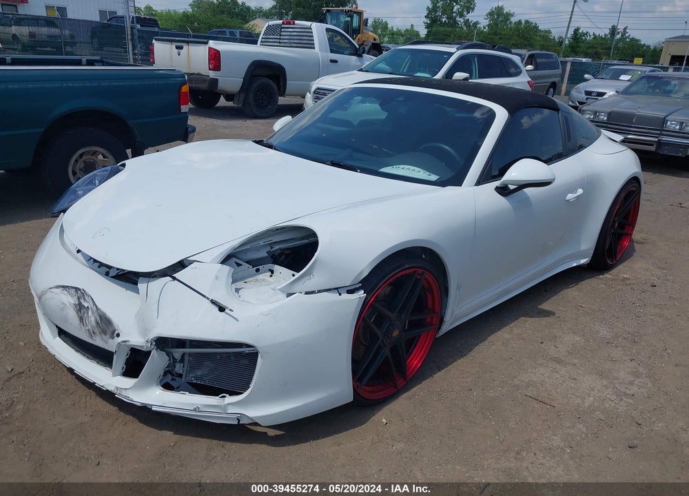2017 PORSCHE 911 TARGA 4 GTS VIN: WP0BB2A91HS137136