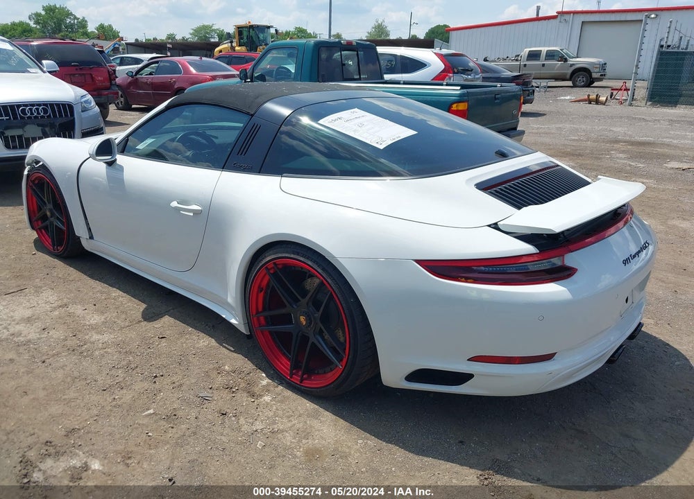 2017 PORSCHE 911 TARGA 4 GTS VIN: WP0BB2A91HS137136