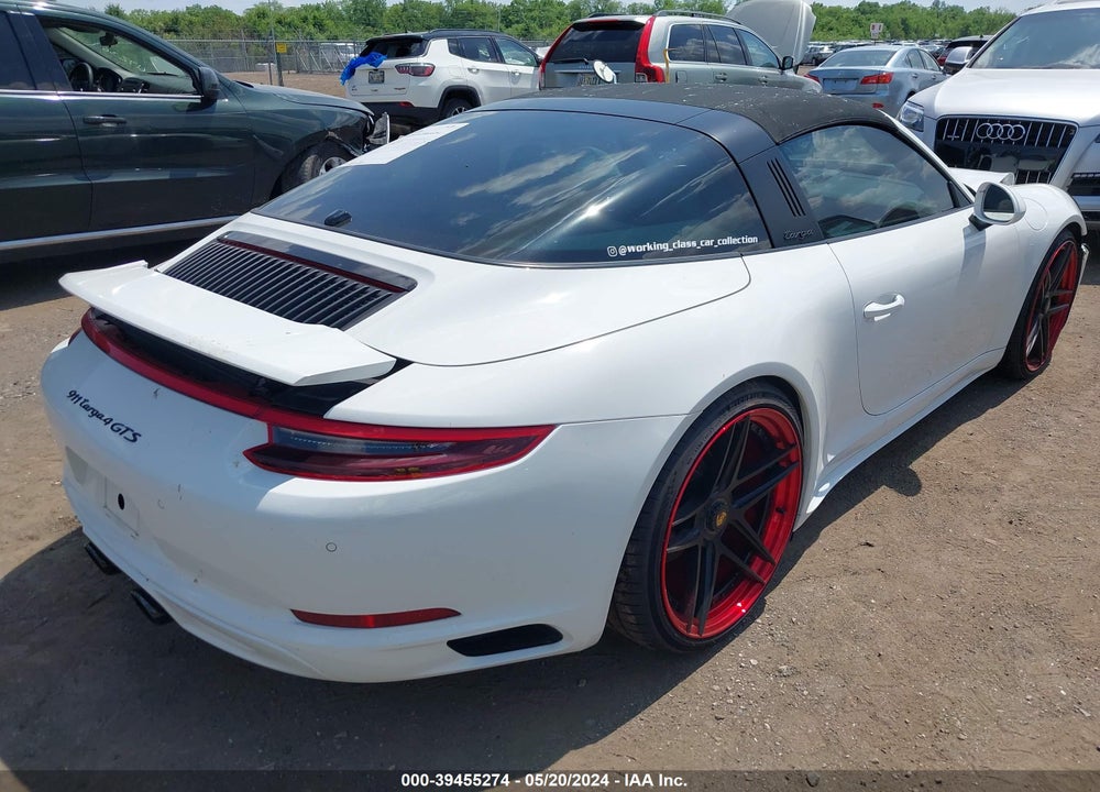 2017 PORSCHE 911 TARGA 4 GTS VIN: WP0BB2A91HS137136