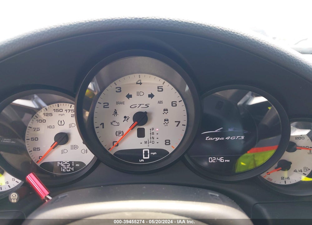 2017 PORSCHE 911 TARGA 4 GTS VIN: WP0BB2A91HS137136