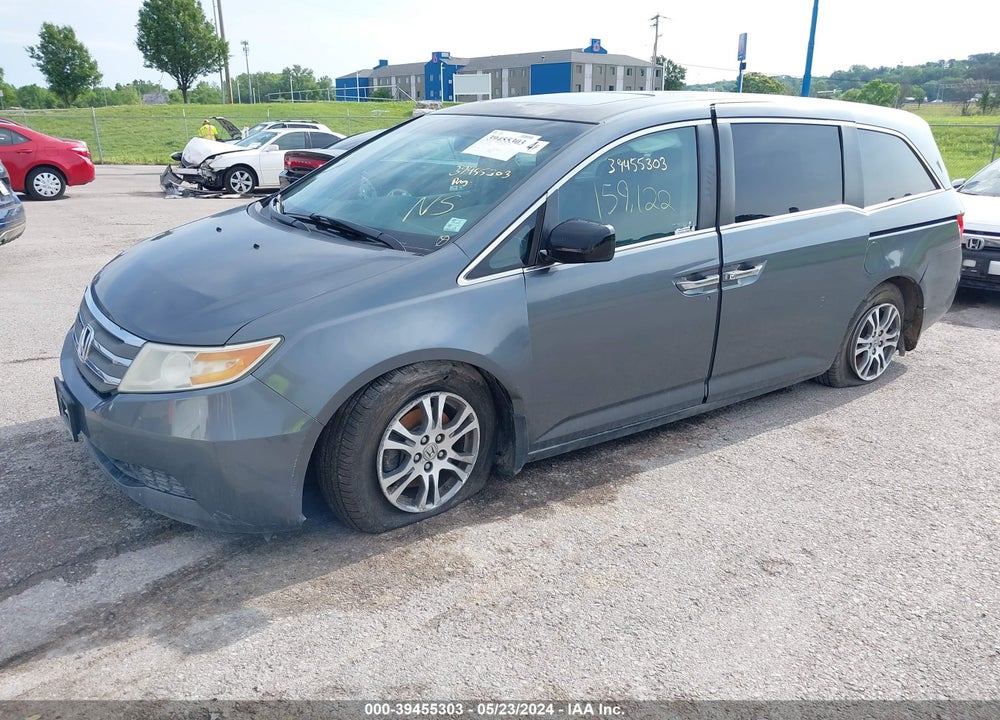 2011 HONDA ODYSSEY EX-L VIN: 5FNRL5H66BB040804