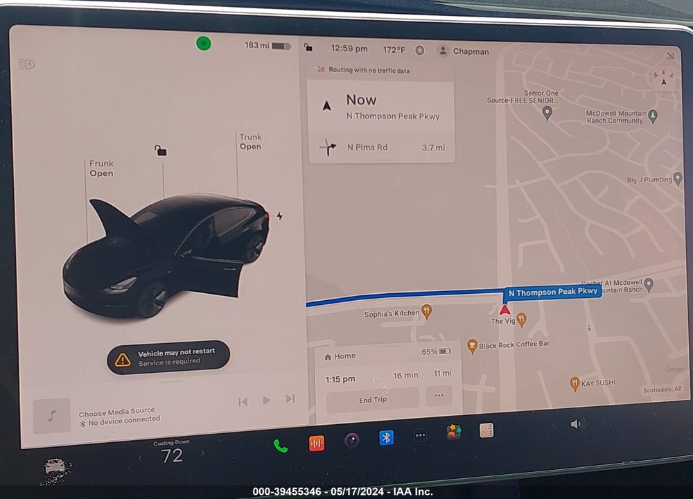2022 TESLA MODEL 3 REAR-WHEEL DRIVE VIN: 5YJ3E1EA6NF333267