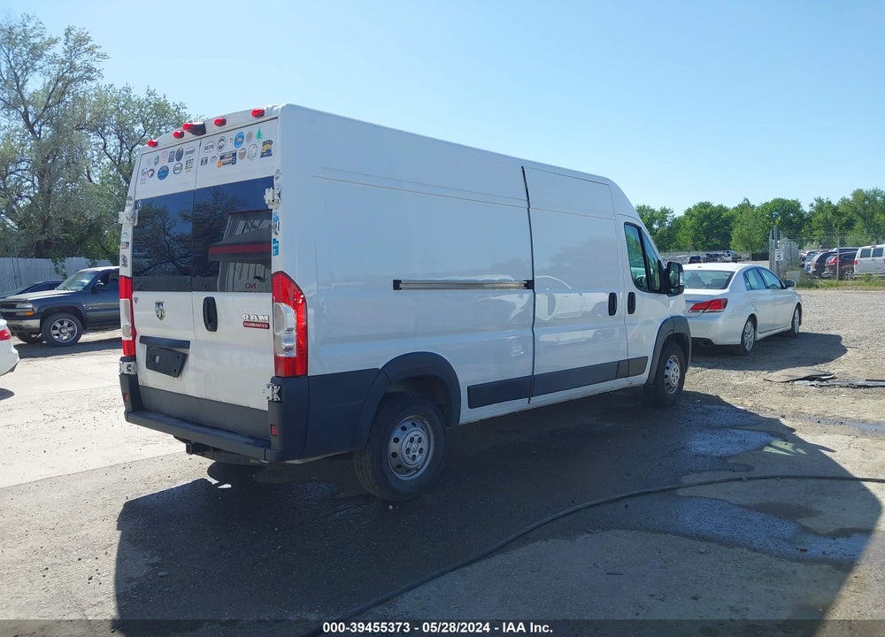 2017 RAM PROMASTER 2500 HIGH ROOF 159 WB VIN: 3C6TRVDG7HE548384