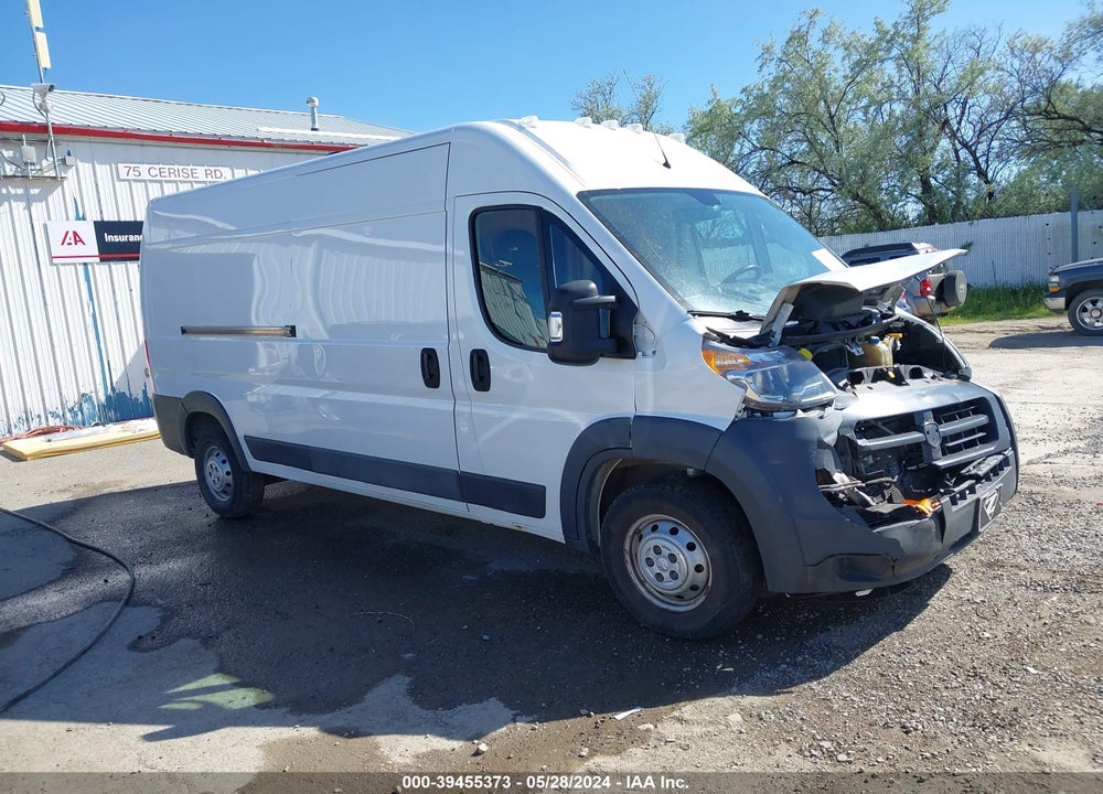 2017 RAM PROMASTER 2500 HIGH ROOF 159 WB VIN: 3C6TRVDG7HE548384