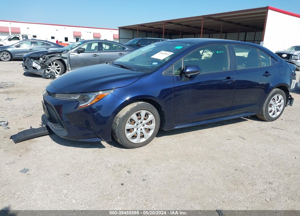 2020 TOYOTA COROLLA LE VIN: JTDEPRAE8LJ032550
