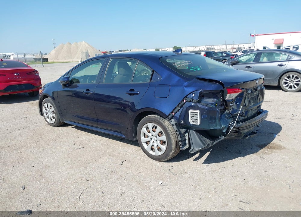 2020 TOYOTA COROLLA LE VIN: JTDEPRAE8LJ032550