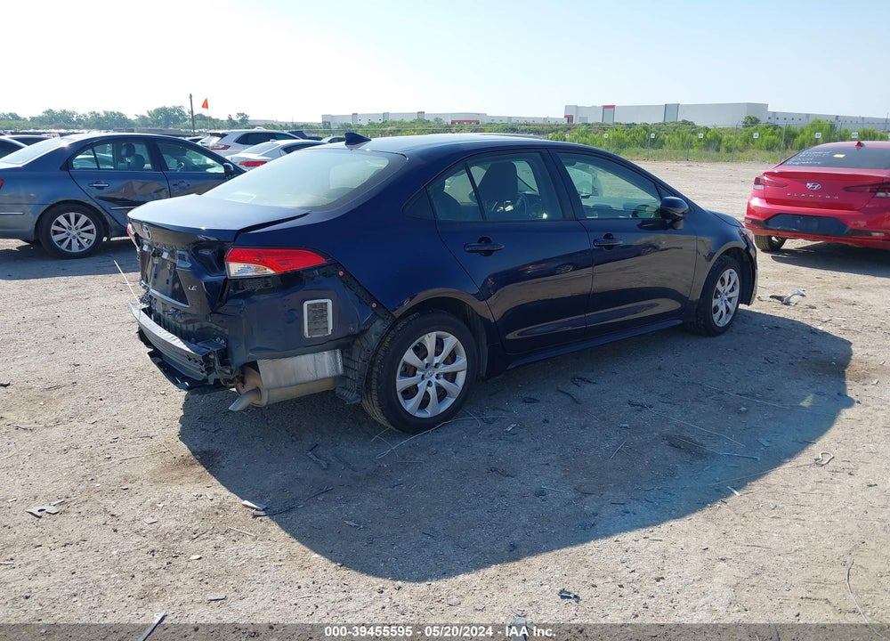 2020 TOYOTA COROLLA LE VIN: JTDEPRAE8LJ032550
