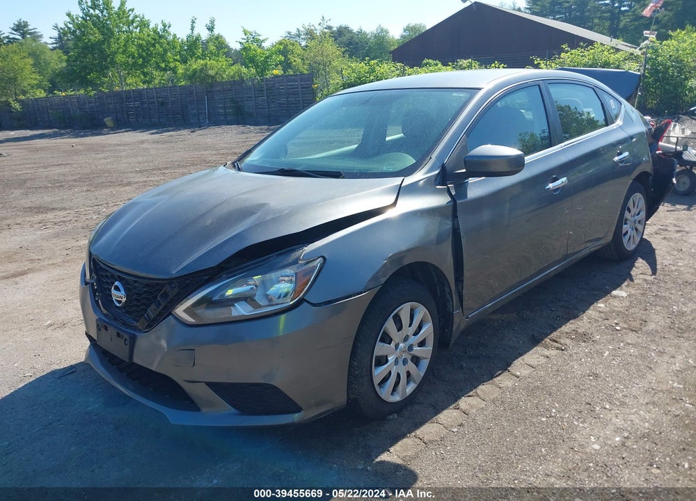 2016 NISSAN SENTRA S VIN: 3N1AB7AP0GY332283