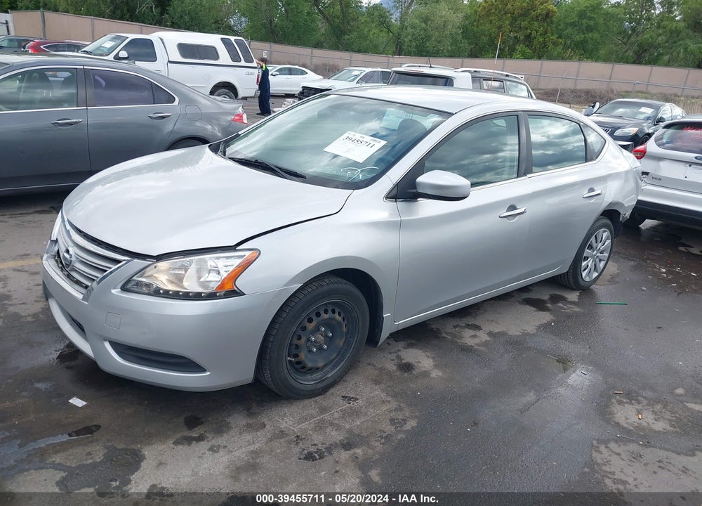 2015 NISSAN SENTRA SV VIN: 3N1AB7APXFY271944