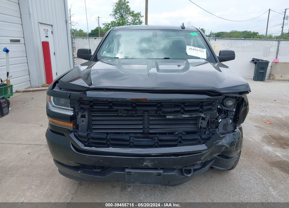 2018 CHEVROLET SILVERADO 1500 CUSTOM VIN: 1GCRCPEH7JZ316384
