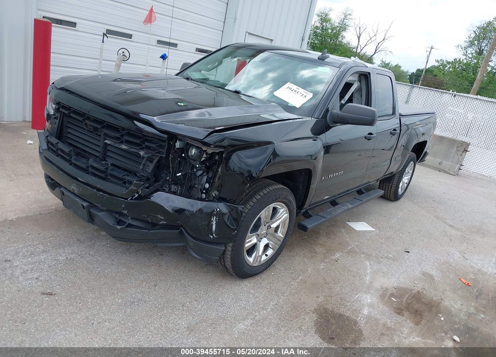 2018 CHEVROLET SILVERADO 1500 CUSTOM VIN: 1GCRCPEH7JZ316384