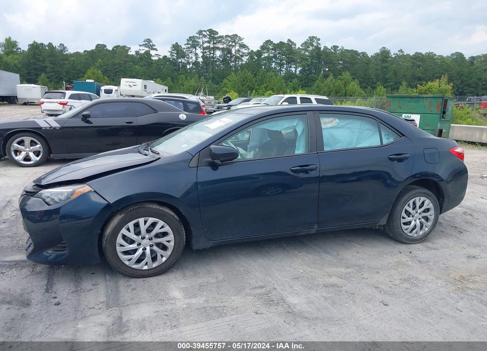 2019 TOYOTA COROLLA LE VIN: 5YFBURHE6KP892006
