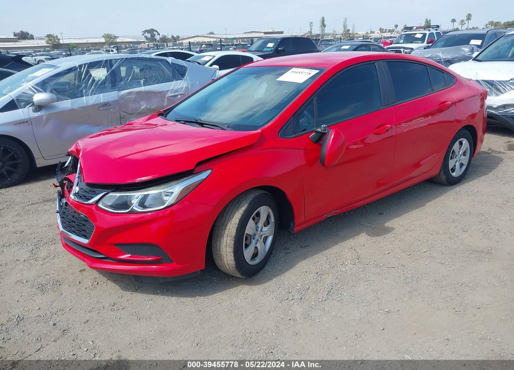 2017 CHEVROLET CRUZE LS AUTO VIN: 1G1BC5SM7H7252496