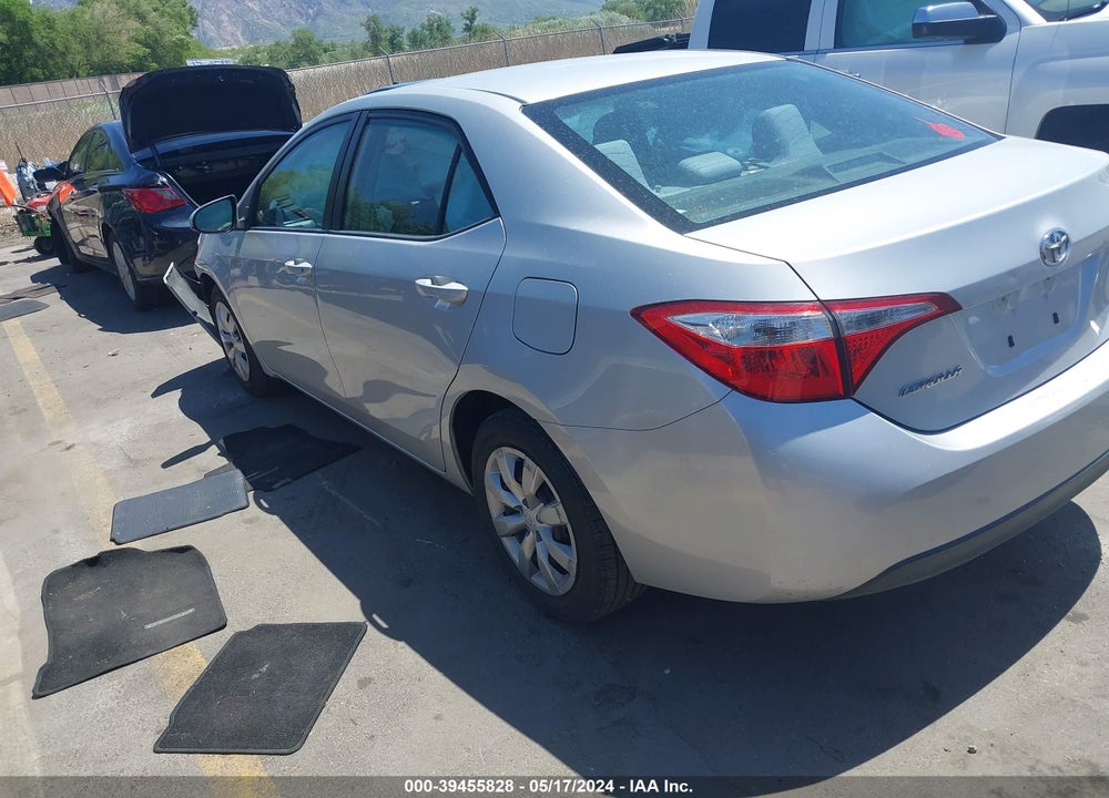 2016 TOYOTA COROLLA LE VIN: 2T1BURHE3GC528357