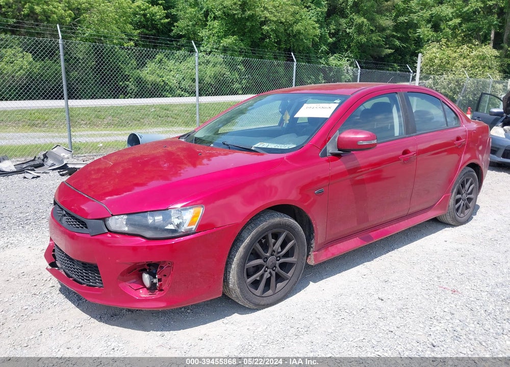 2016 MITSUBISHI LANCER ES VIN: JA32U2FU3GU009912