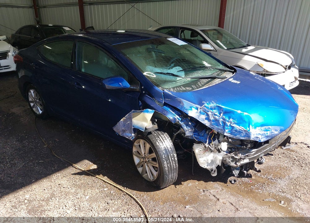 2016 HYUNDAI ELANTRA SE VIN: 5NPDH4AE1GH771480