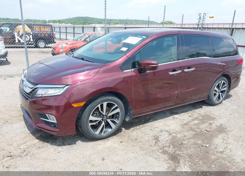 2018 HONDA ODYSSEY ELITE VIN: 5FNRL6H96JB038629