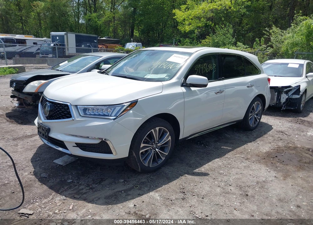 2019 ACURA MDX TECH PKG VIN: 5J8YD4H50KL028009