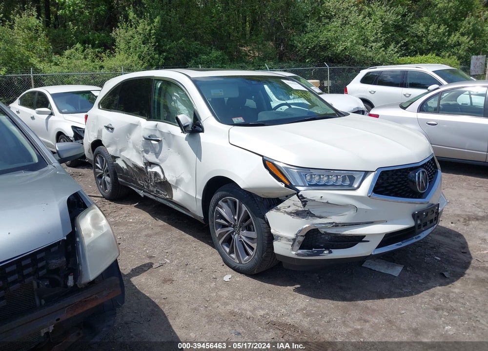2019 ACURA MDX TECH PKG VIN: 5J8YD4H50KL028009