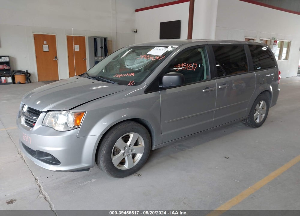2013 DODGE GRAND CARAVAN SE VIN: 2C4RDGBG2DR822292