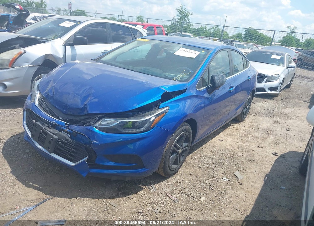 2018 CHEVROLET CRUZE LT AUTO VIN: 1G1BE5SM8J7217207