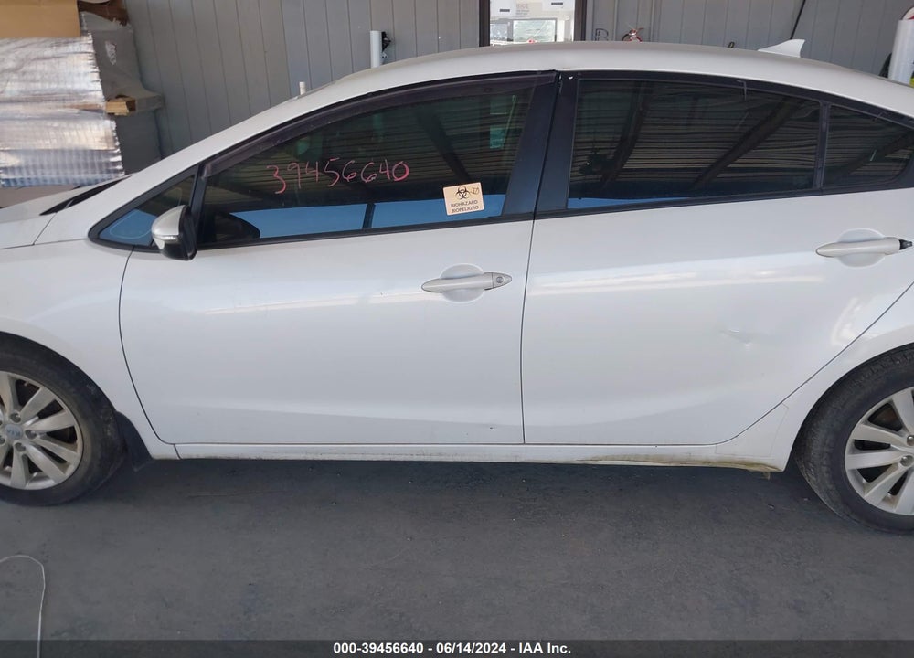 2014 KIA FORTE LX VIN: KNAFX4A68E5153314