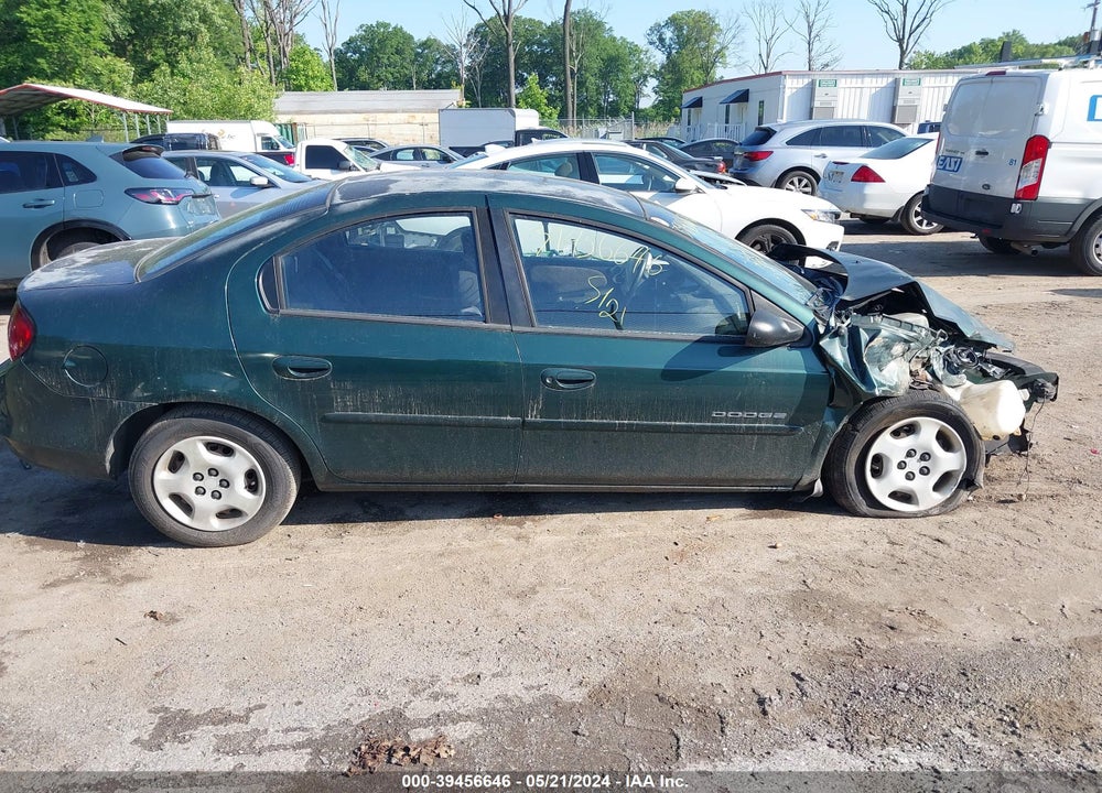2000 DODGE NEON HIGHLINE VIN: 1B3ES46C8YD823080