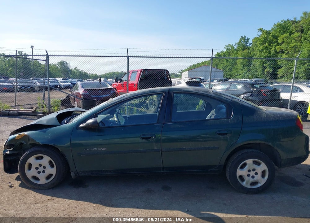 2000 DODGE NEON HIGHLINE VIN: 1B3ES46C8YD823080