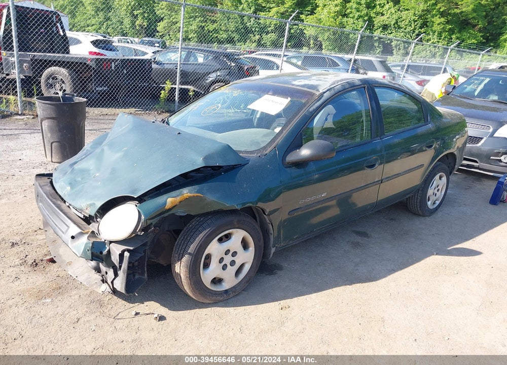 2000 DODGE NEON HIGHLINE VIN: 1B3ES46C8YD823080