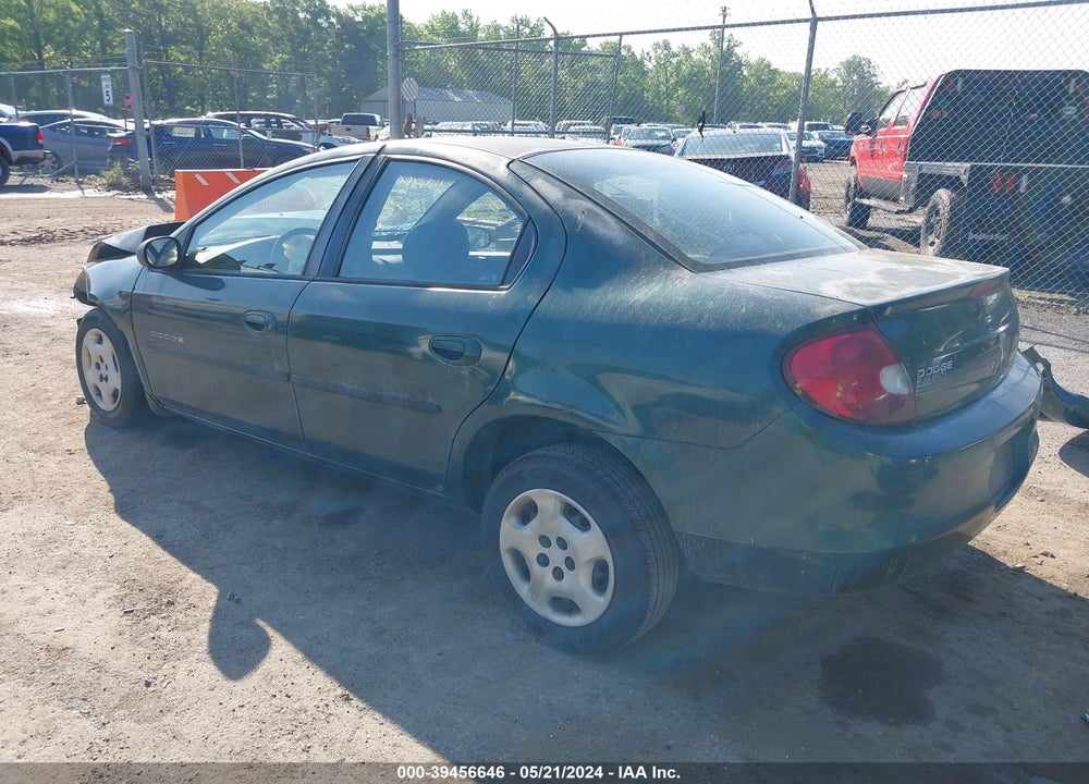 2000 DODGE NEON HIGHLINE VIN: 1B3ES46C8YD823080