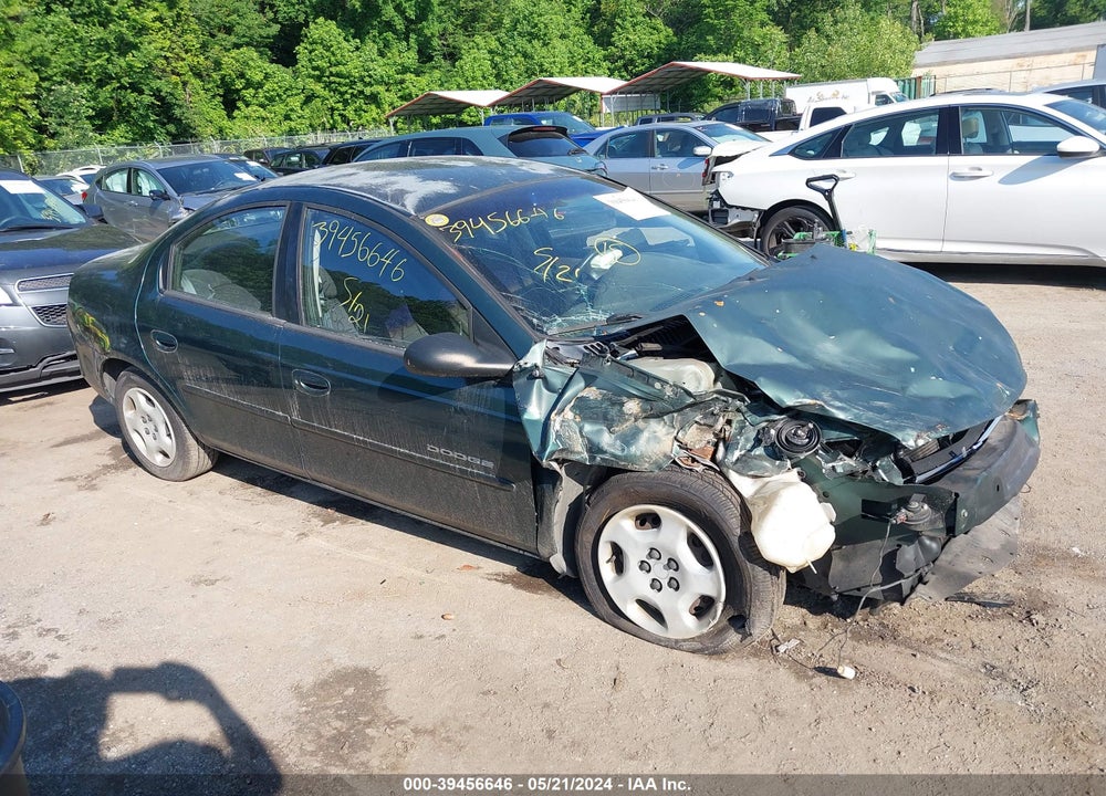 2000 DODGE NEON HIGHLINE VIN: 1B3ES46C8YD823080