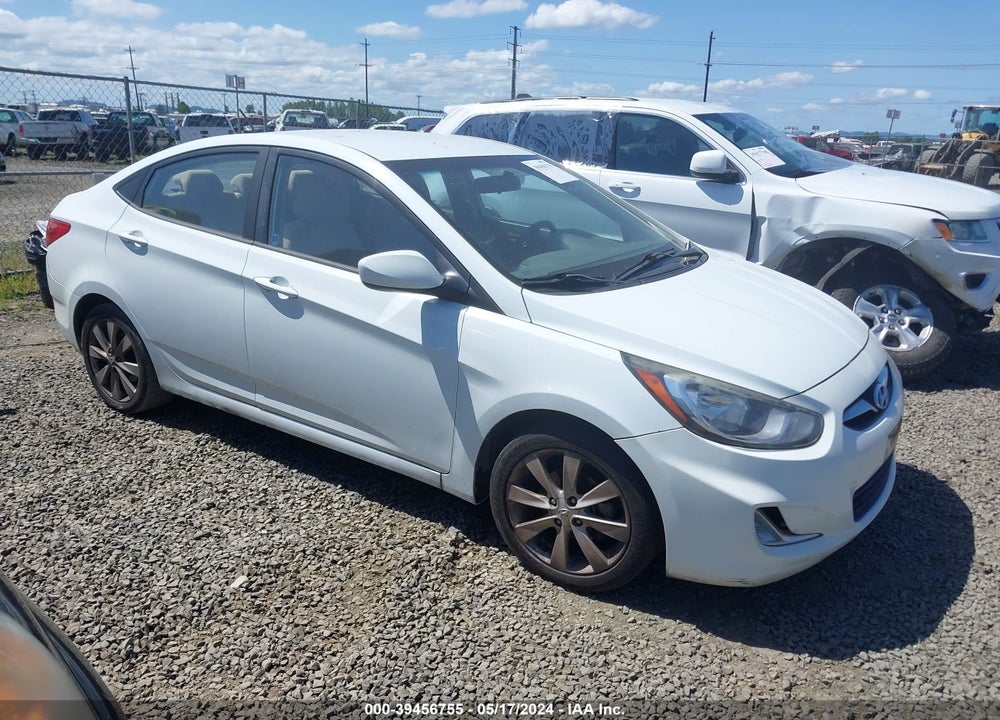 2012 HYUNDAI ACCENT GLS VIN: KMHCU4AE1CU159346